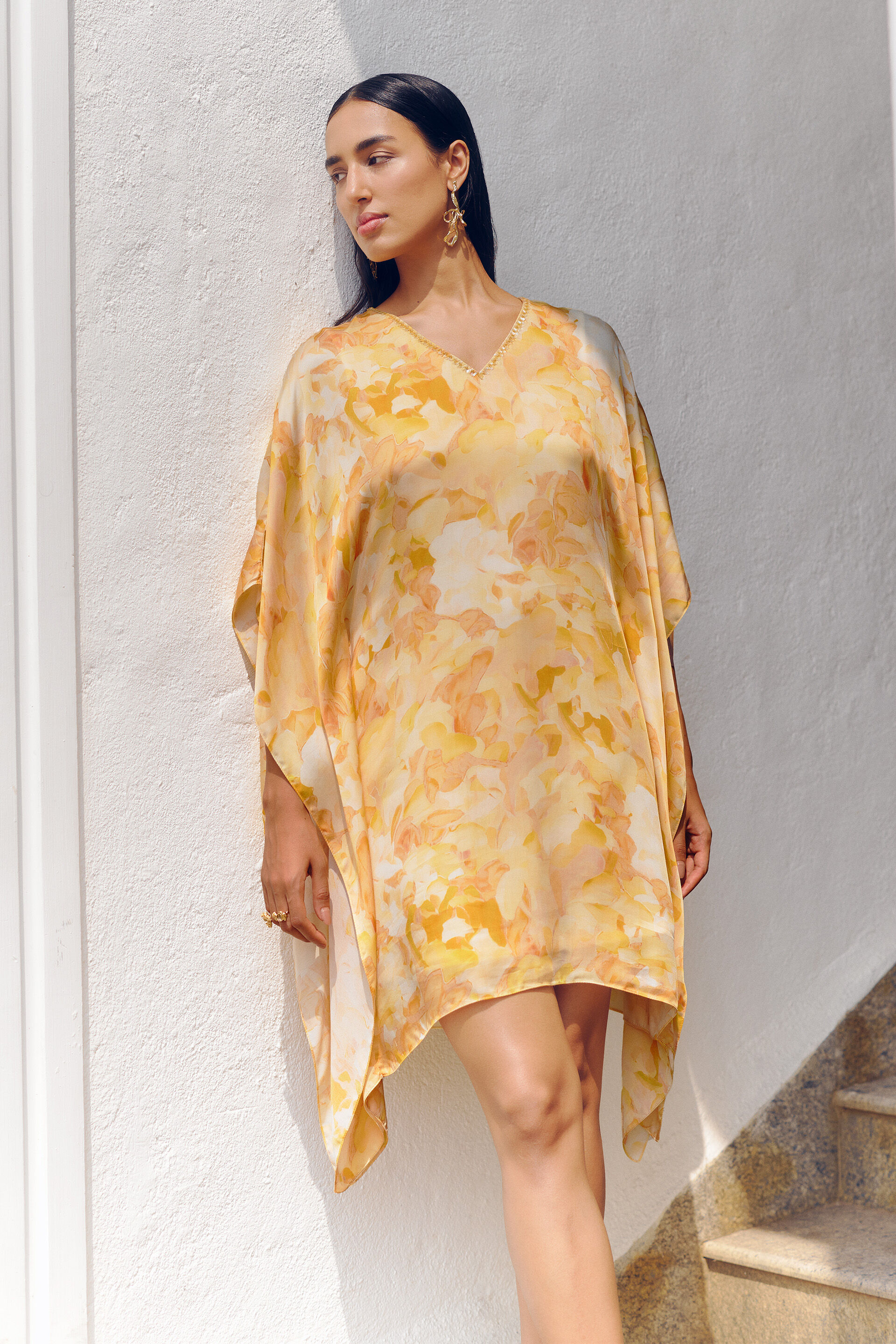 Summer Amaltas Dress, Yellow, image 2