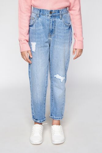 6 - Light Blue Solid Straight Bottom, image 6