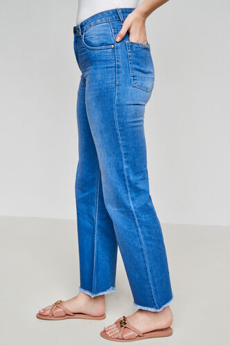 Light Blue Solid Flared Bottom, Light Blue, image 3
