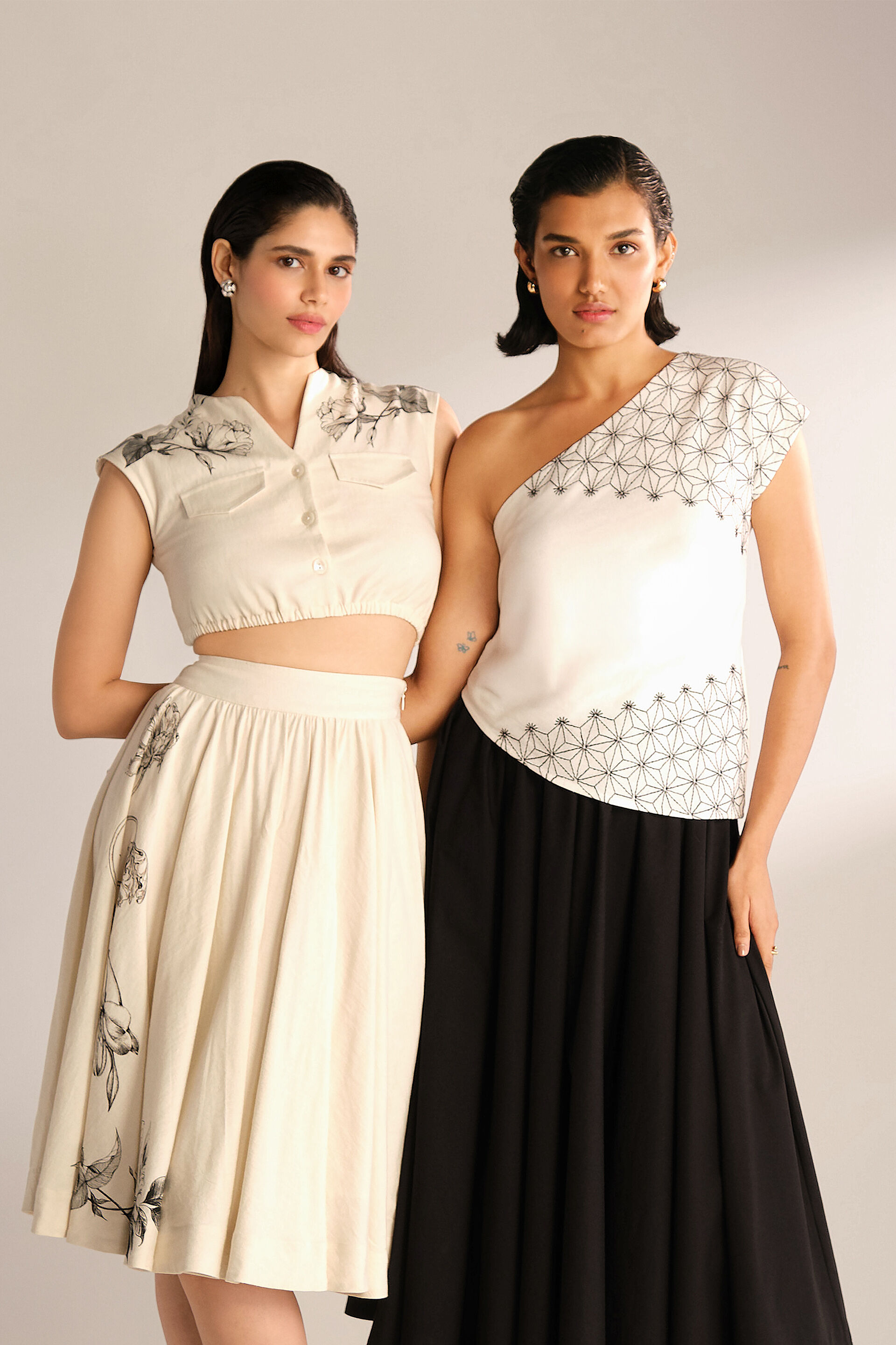 Jolanta Skirt Set, White, image 4