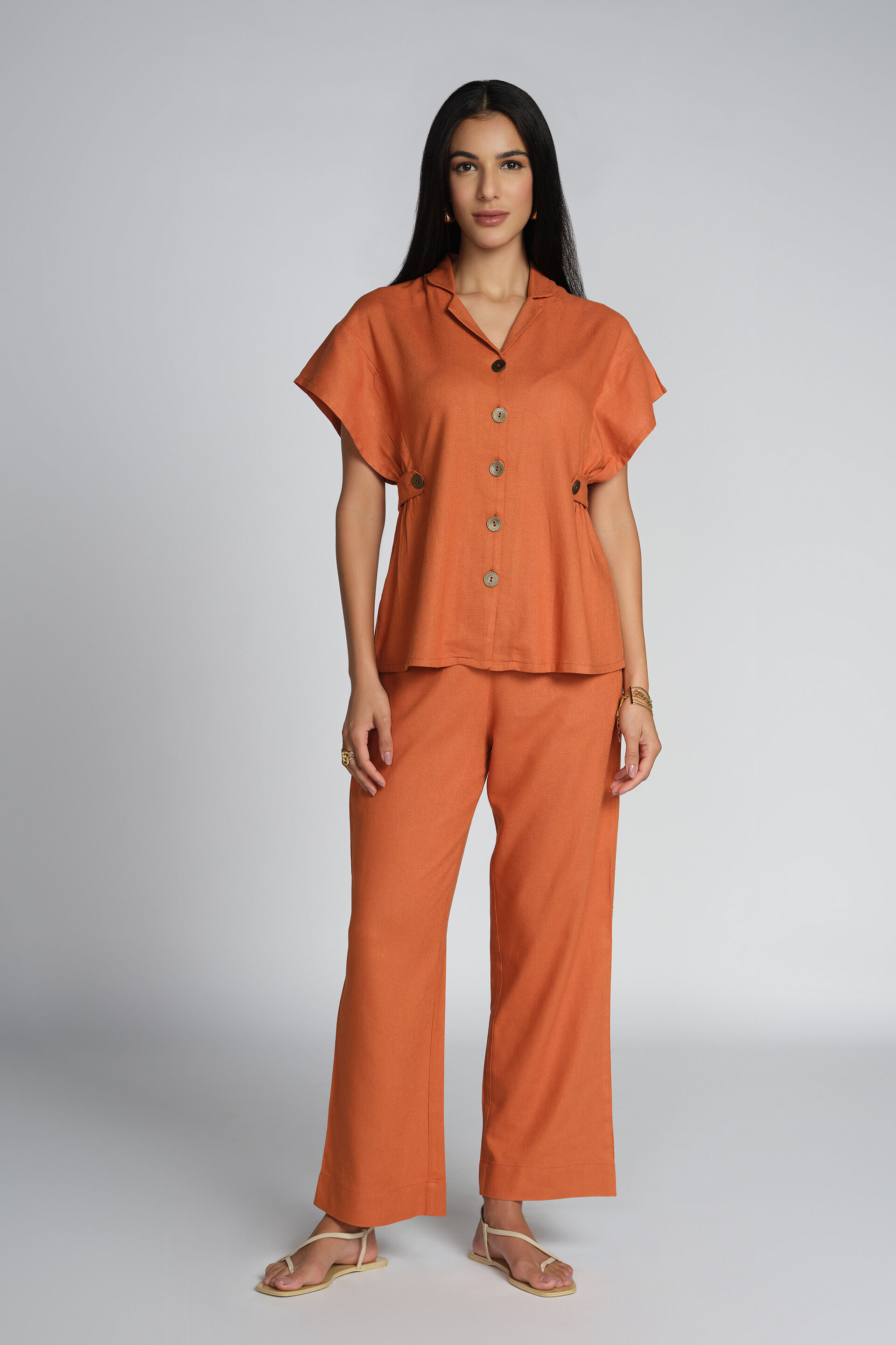Terra Rust Co-ord Set, Rust, image 1