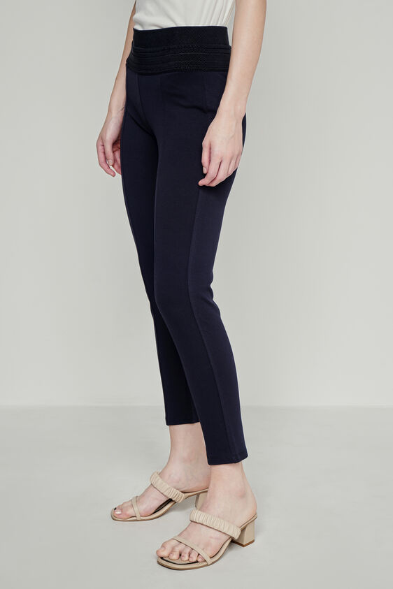 Solid Straight Bottom, Navy Blue, image 4