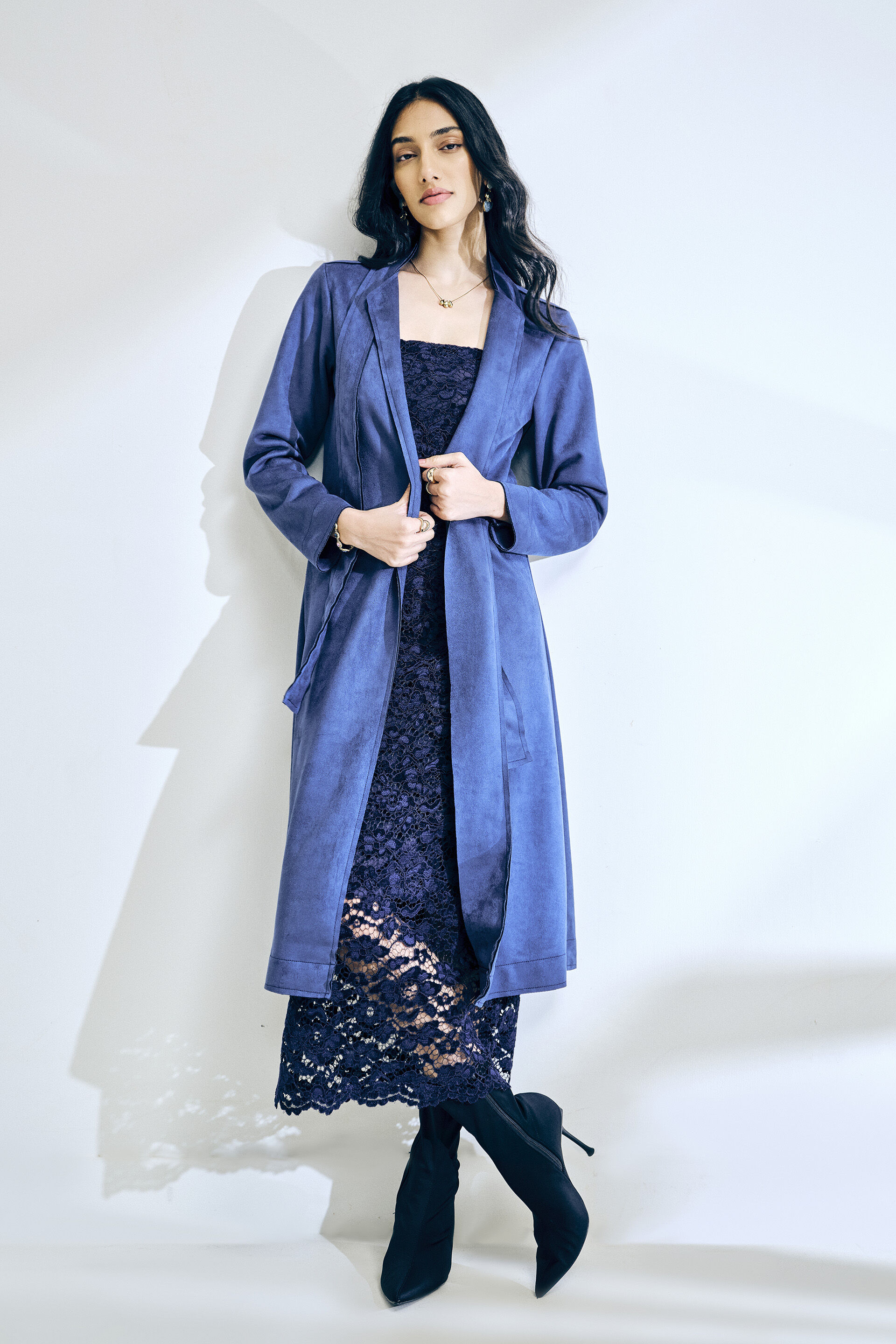Blue Crush Overcoat, Blue, image 4