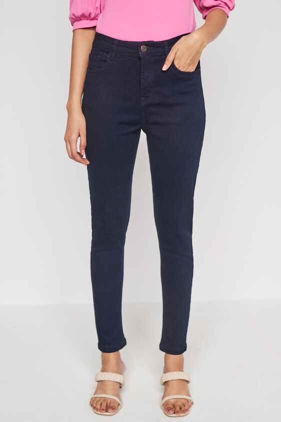 Indigo Solid Straight Bottom, Indigo, image 1