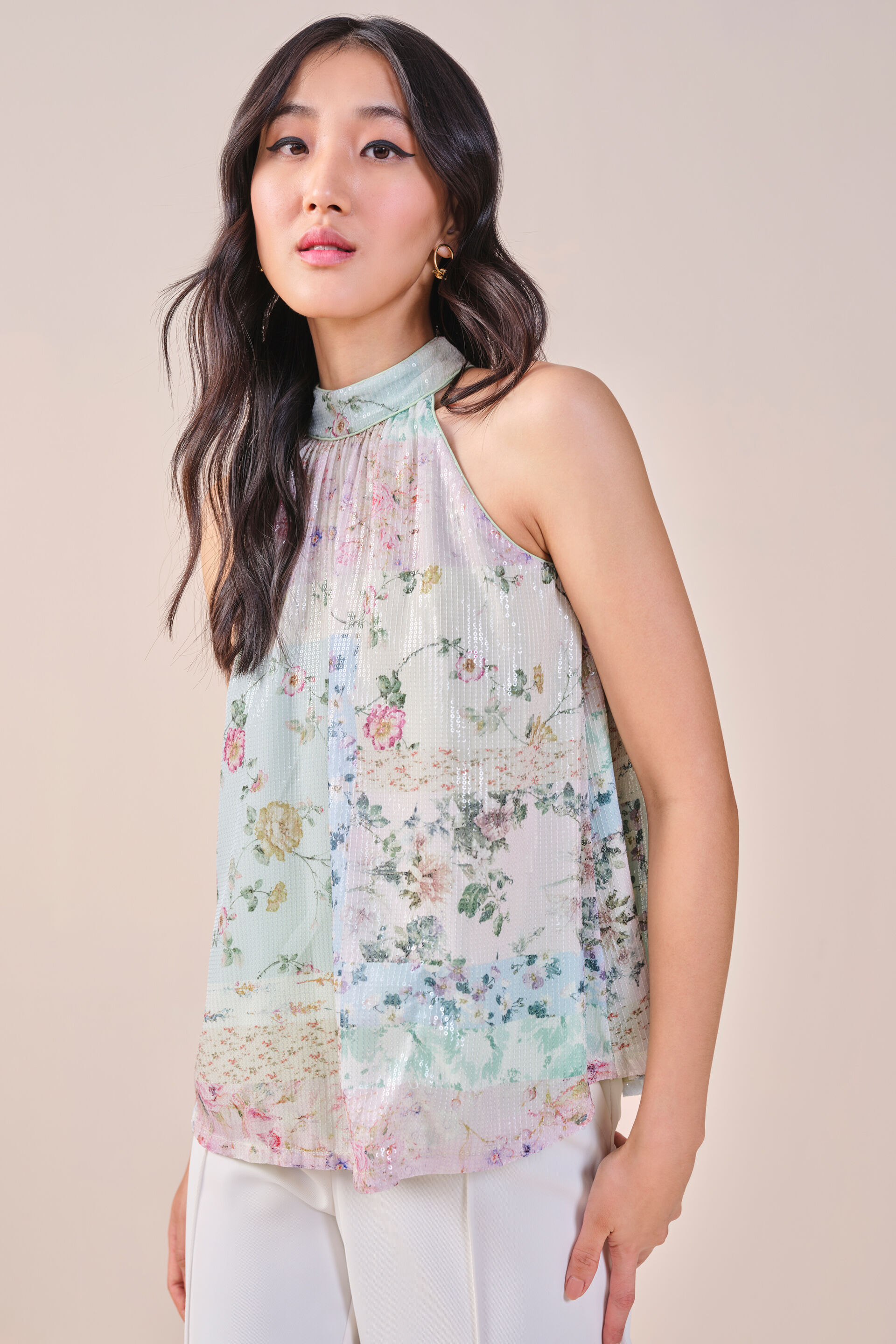 Magnolia Flared Top, Multi Color, image 4