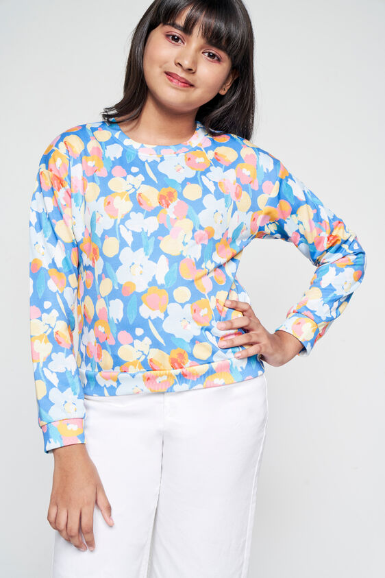 Sweet Shapes sweatshirt, Blue, image 1