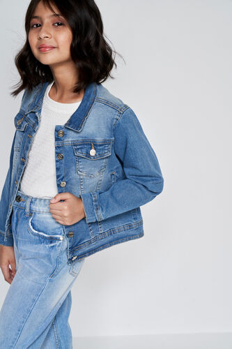 Blue Denim Jacket, Blue, image 6
