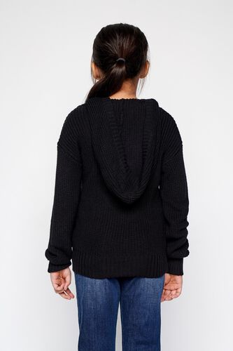 4 - Black Solid Straight Top, image 4