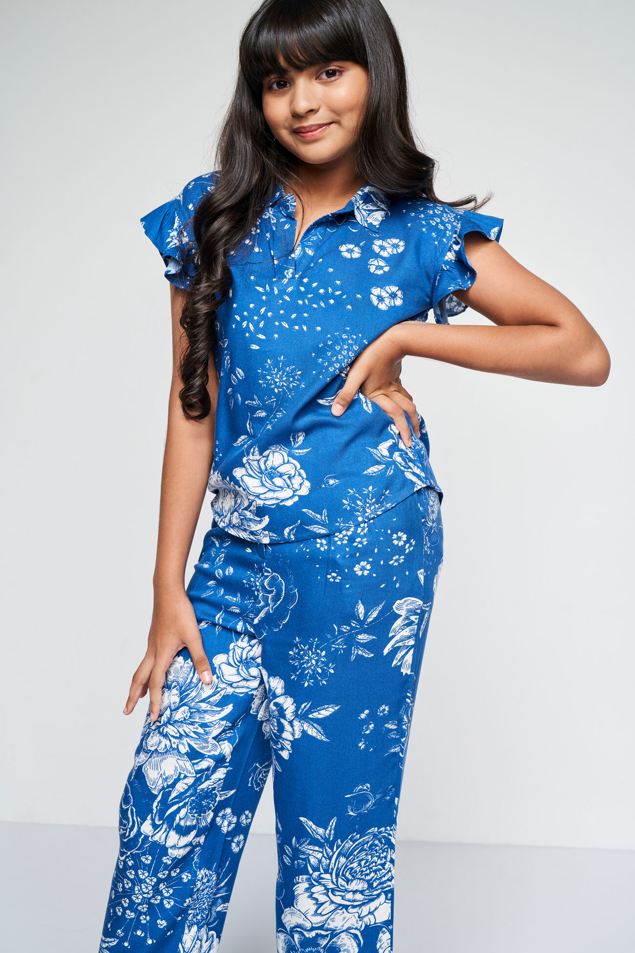 Mermaid Wishes Floral Set, Blue, image 5