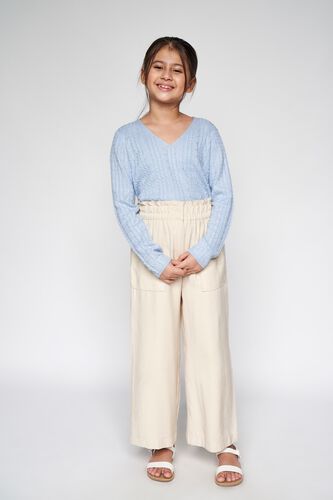 2 - Powder Blue Solid Straight Top, image 2