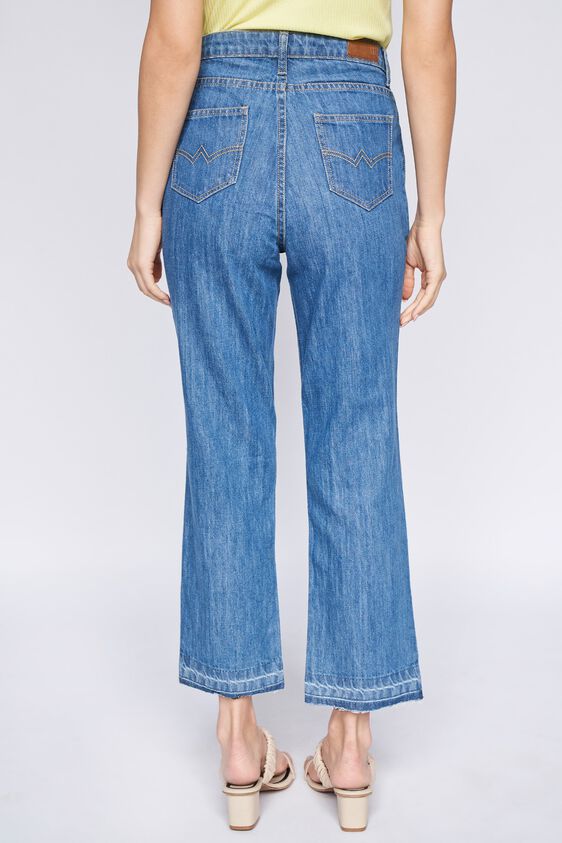 4 - Blue Solid Straight Bottom, image 4