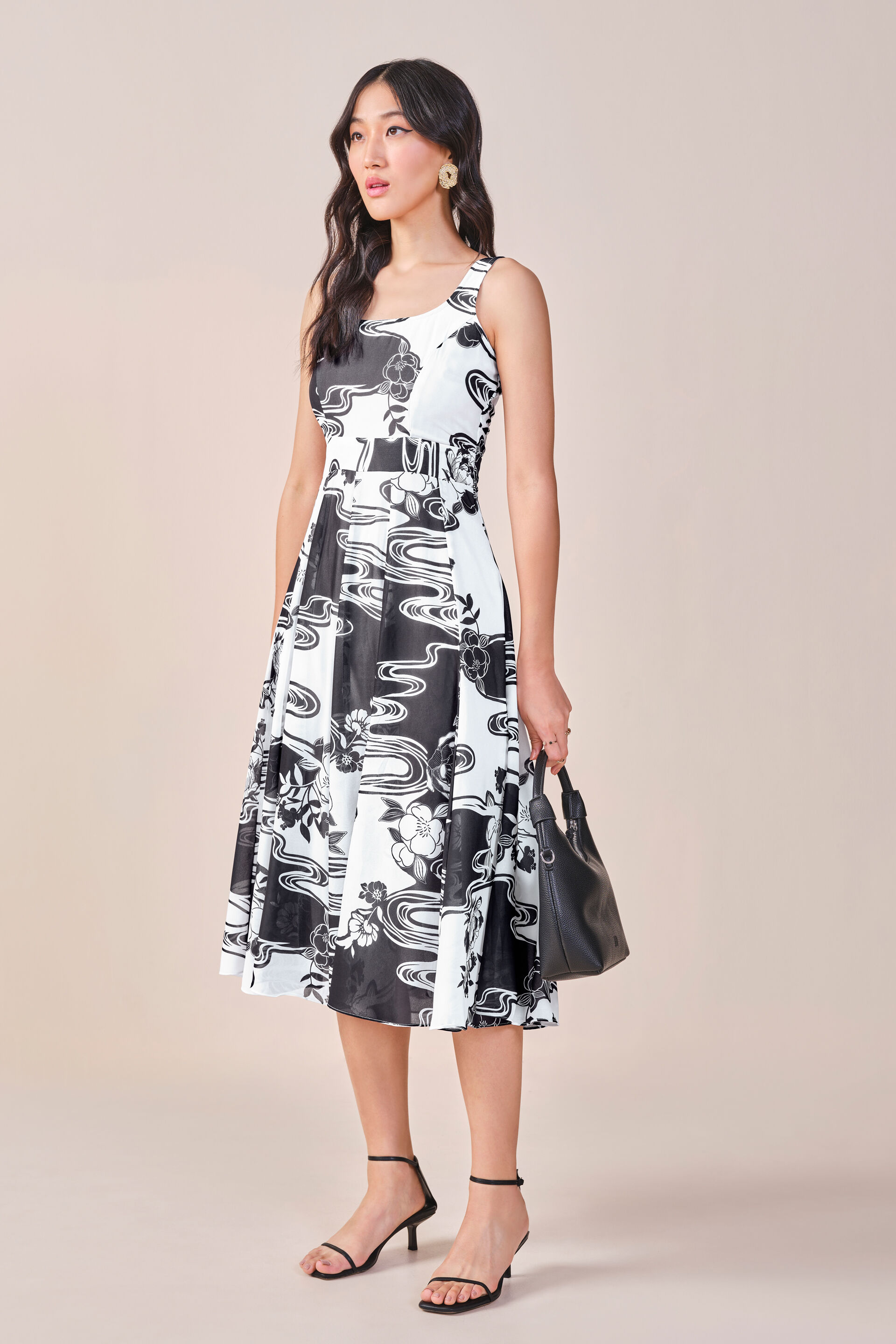 Bloom For You Dress, Black, image 2