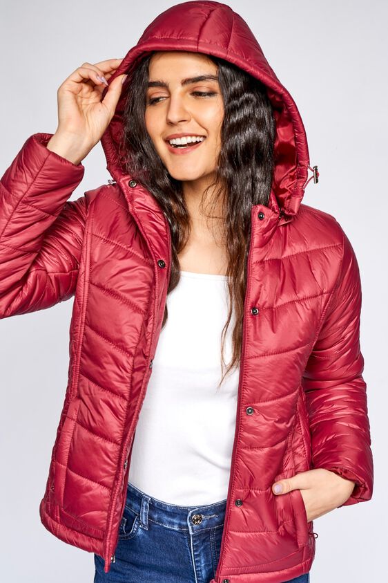 1 - Wine Solid Straight Jacket, image 1
