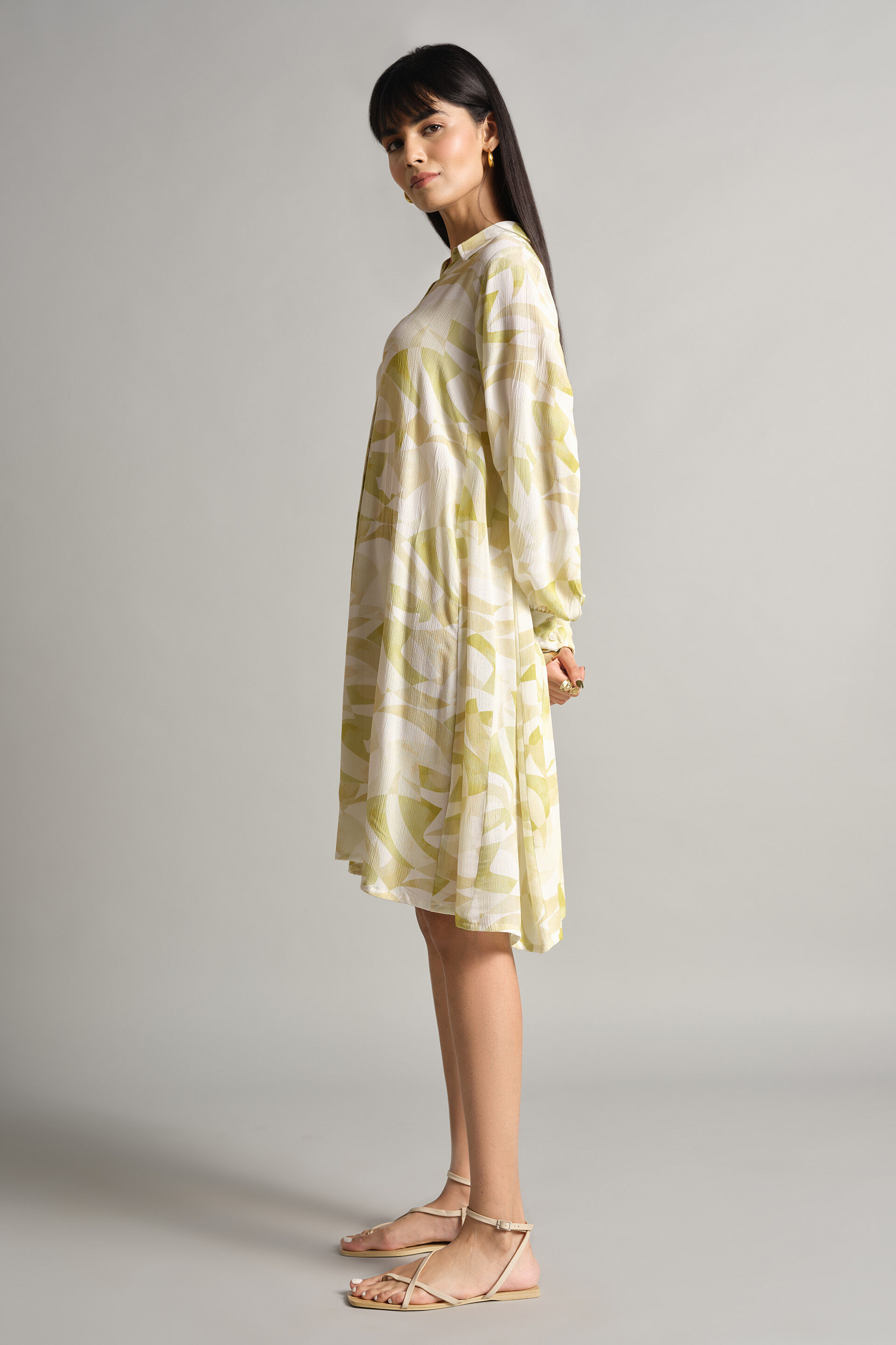 Alanis Dress, Green, image 4