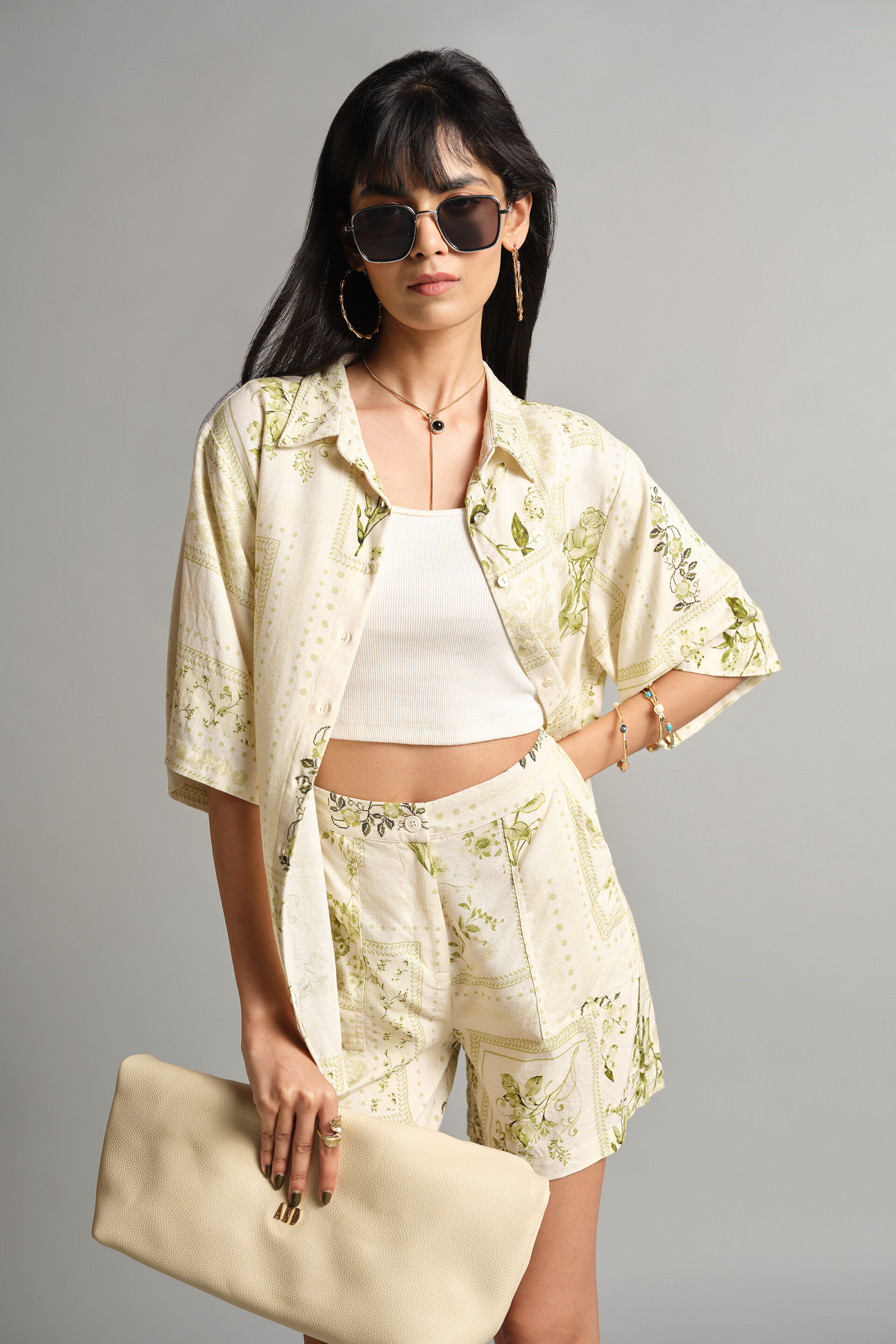 White Of Nature Co-ord, White, image 2