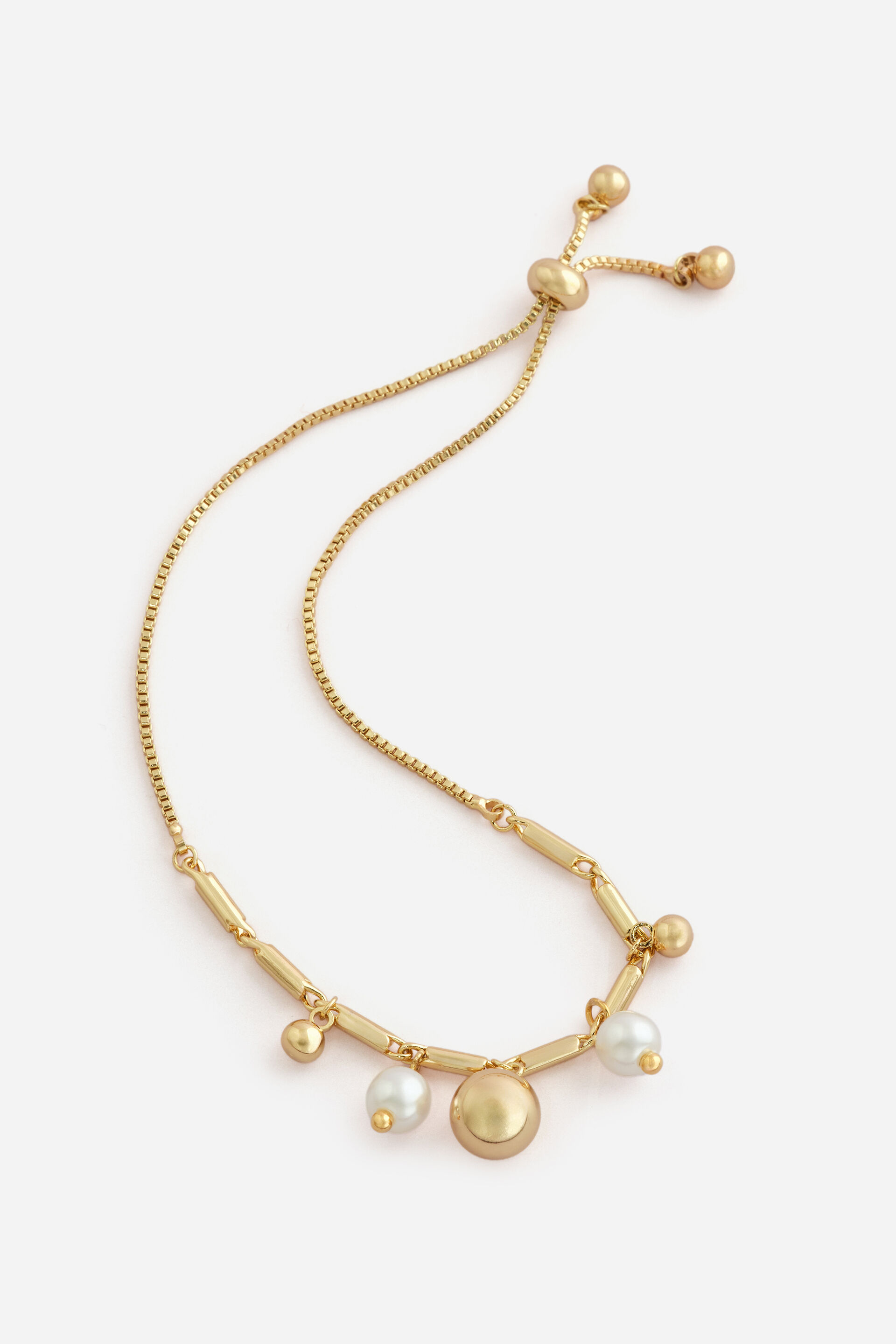Baroque Pearl Charm Bracelet, , image 2