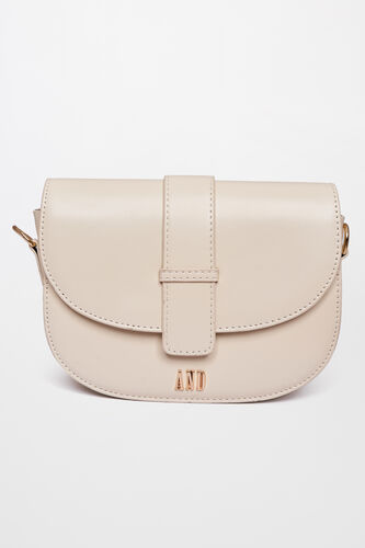 Beige Sling Bag, , image 1