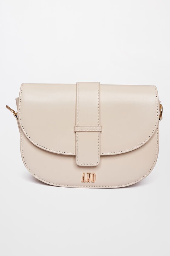Beige Sling Bag, , image 1