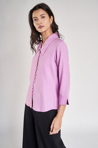 8 - Lilac Solid A-Line Top, image 8