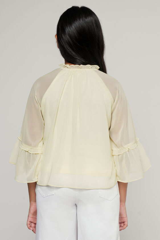 Green Floral Straight Top, Green, image 4