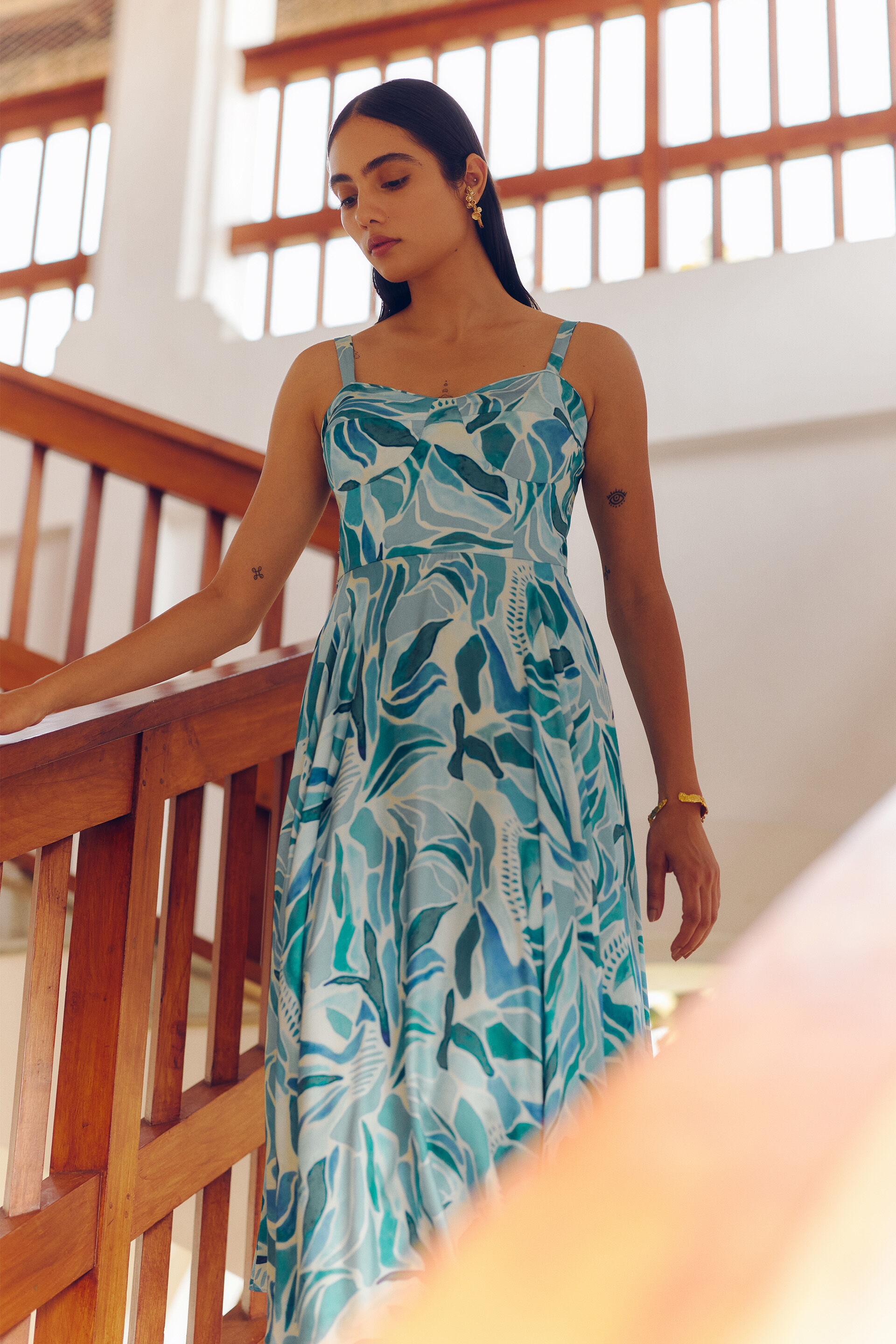 Emilio Dress, Blue, image 4