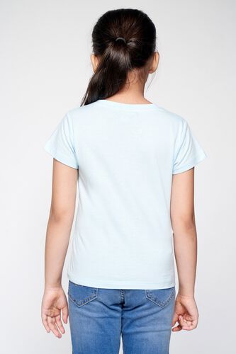 4 - Powder Blue Graphic Straight Top, image 4