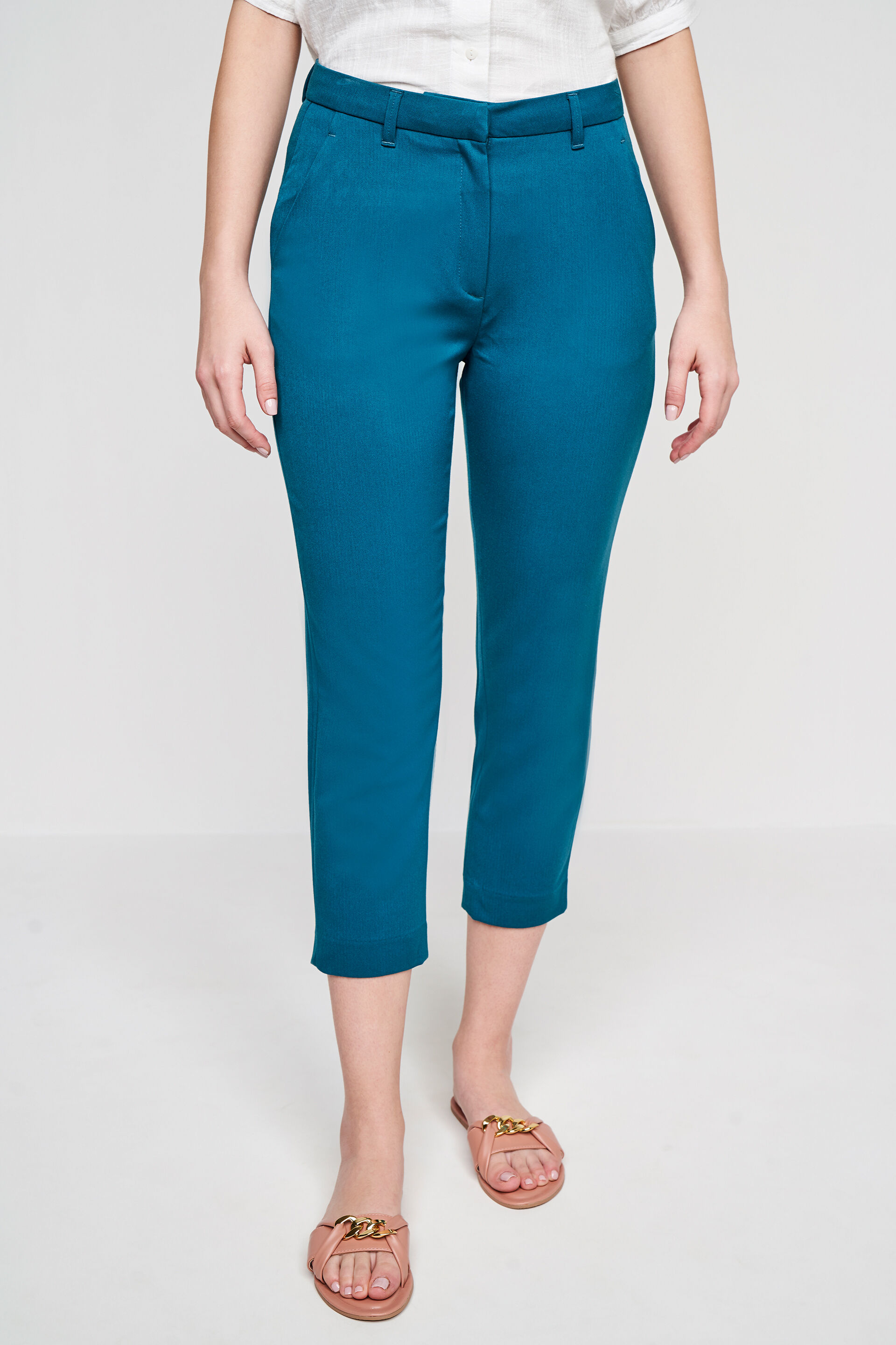 Teal Solid Straight Bottom, Teal, image 1