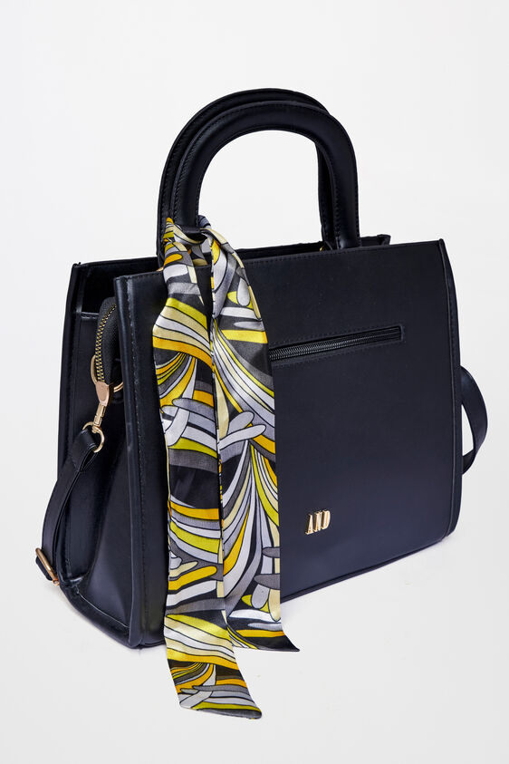 Black Polyurethane Ladies Purse, , image 3