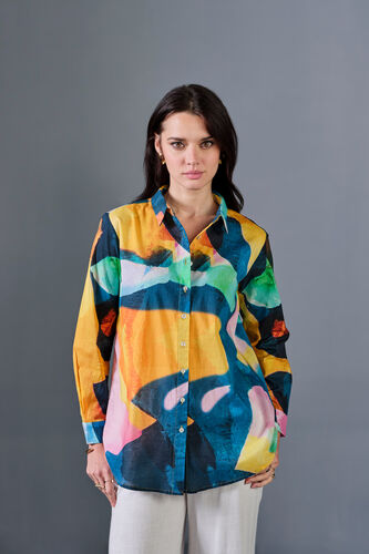 Palette Pop Cotton Shirt, Multi Color, image 1
