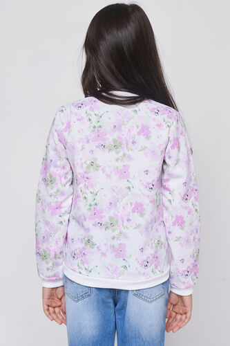 Pink and White Floral Straight Jacket, Pink, image 5