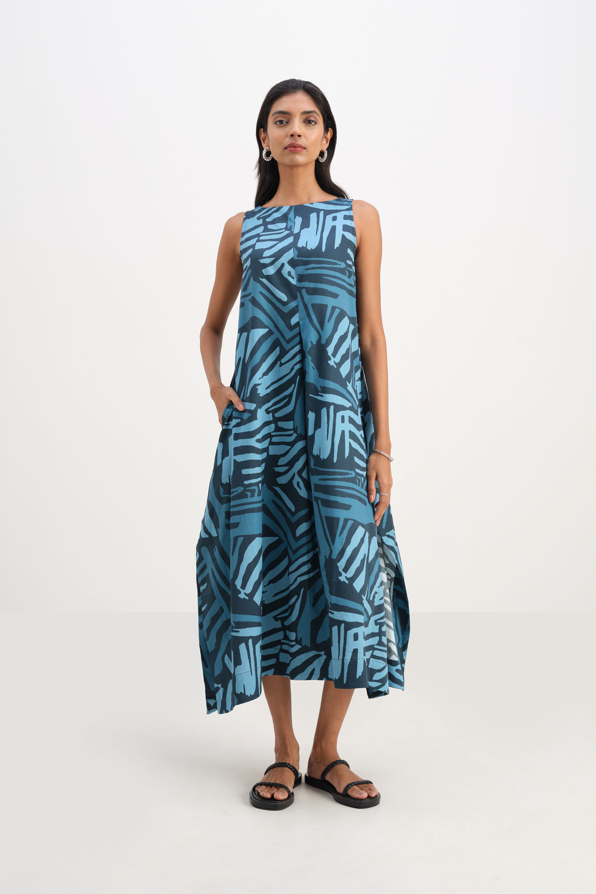 Indigo Beauty Dress, Blue, image 2