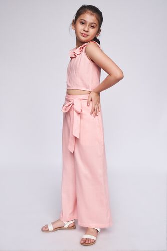 2 - Pink Self Design Straight Set, image 2