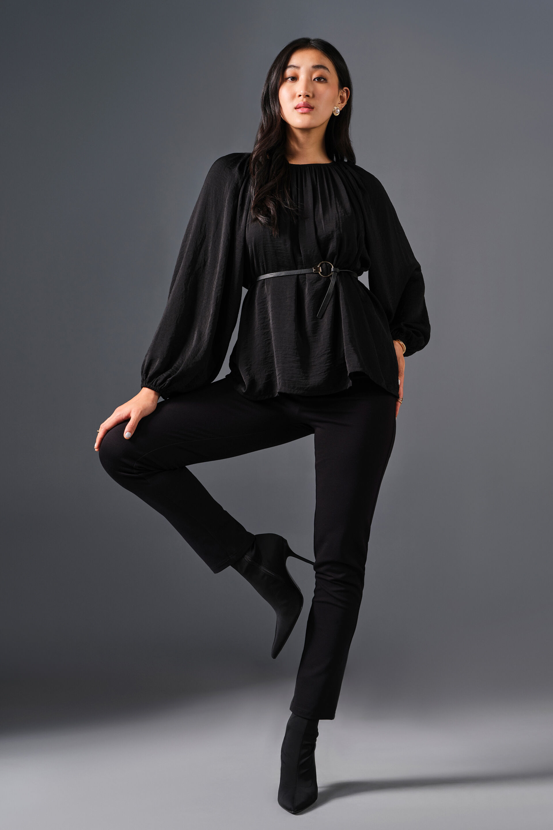 Luna Top, Black, image 2
