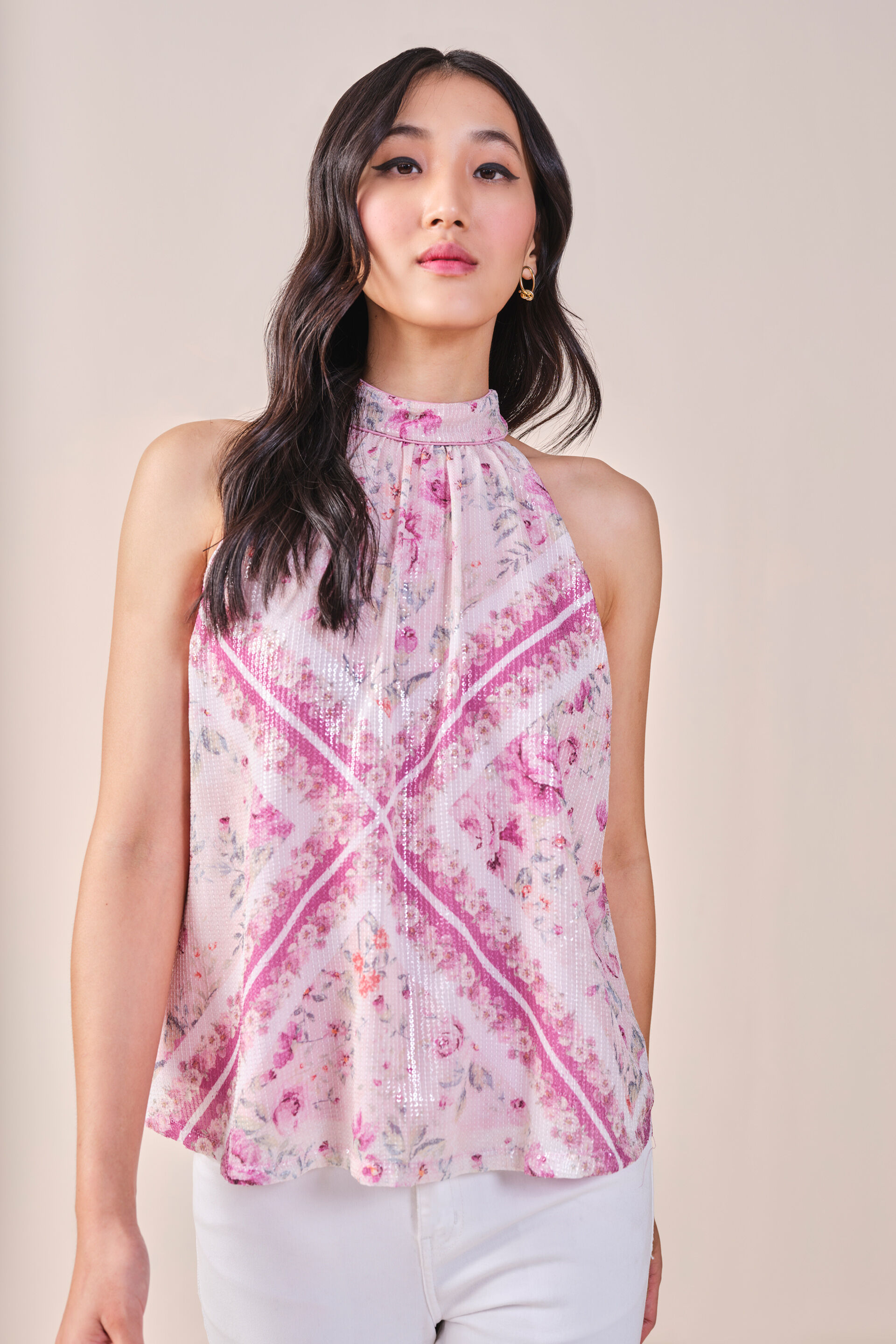 Rosey Affair Top, Dark Pink, image 5