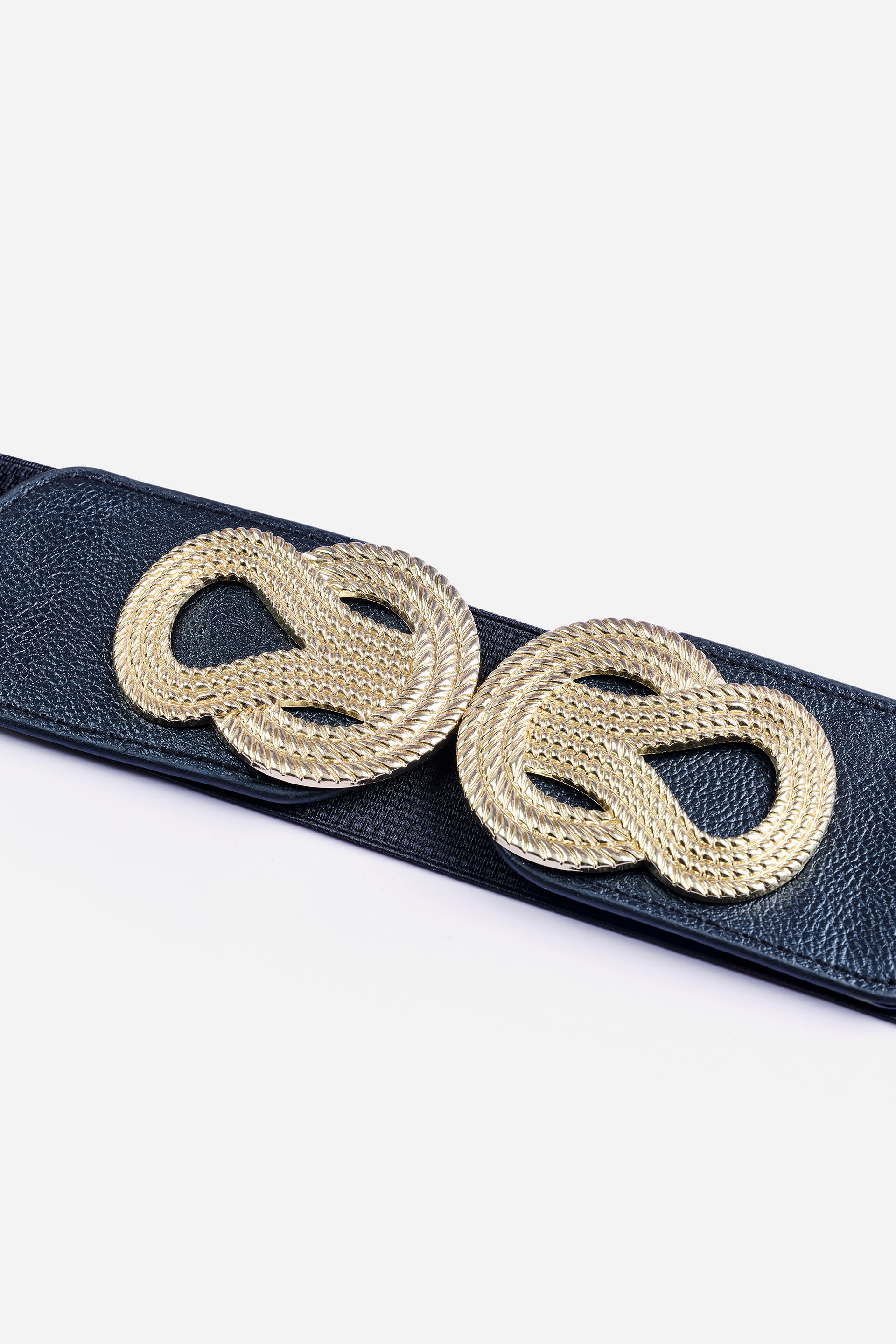 Elara Elastic Black Belt, , image 2