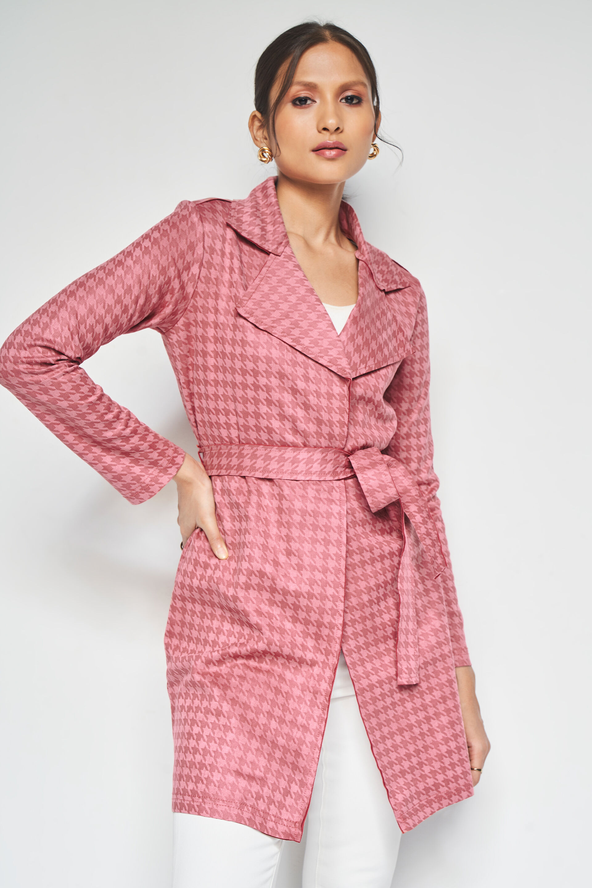 Checkmate jacket, Brown, image 1