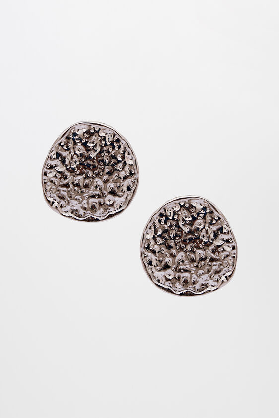 Silver Brass Earring, , image 1