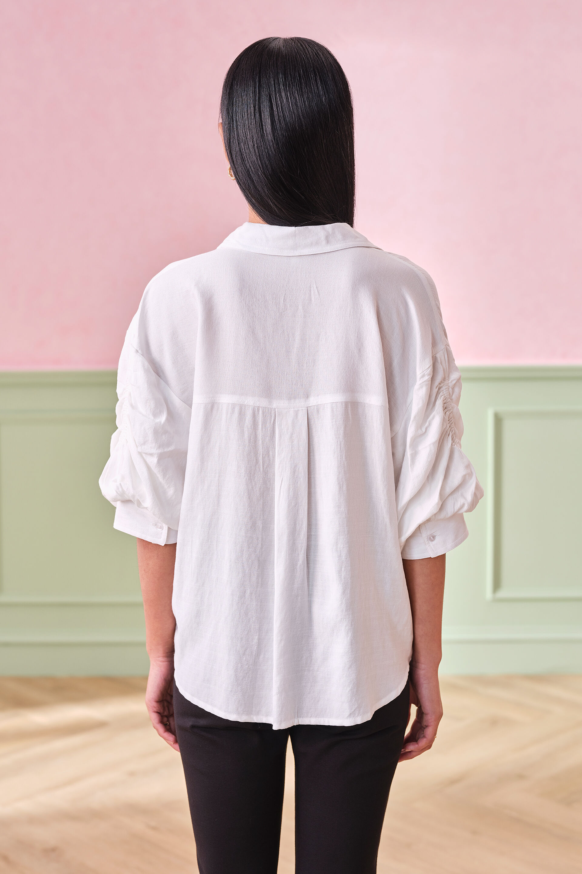 Cloud Nine Rayon Blend Top, White, image 5