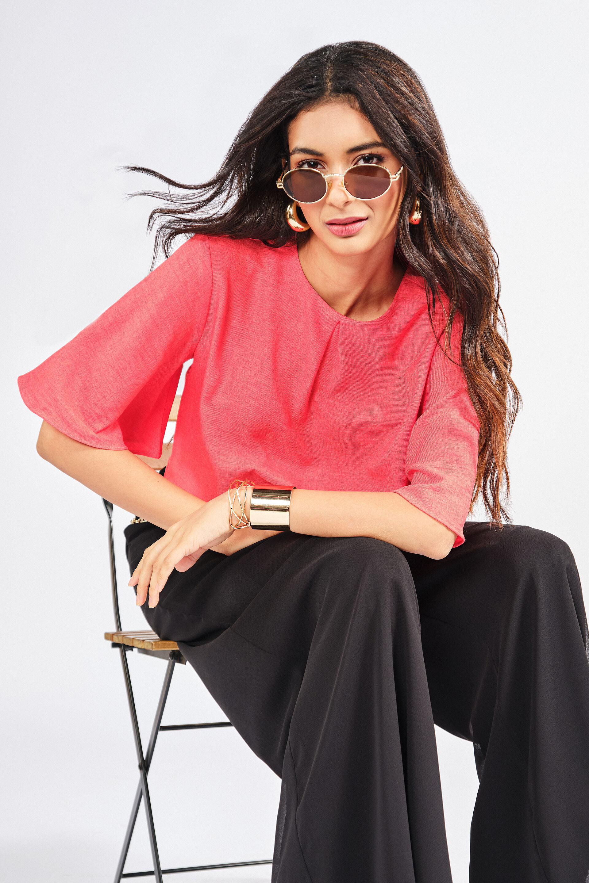 Cool Orange Top, Orange, image 3