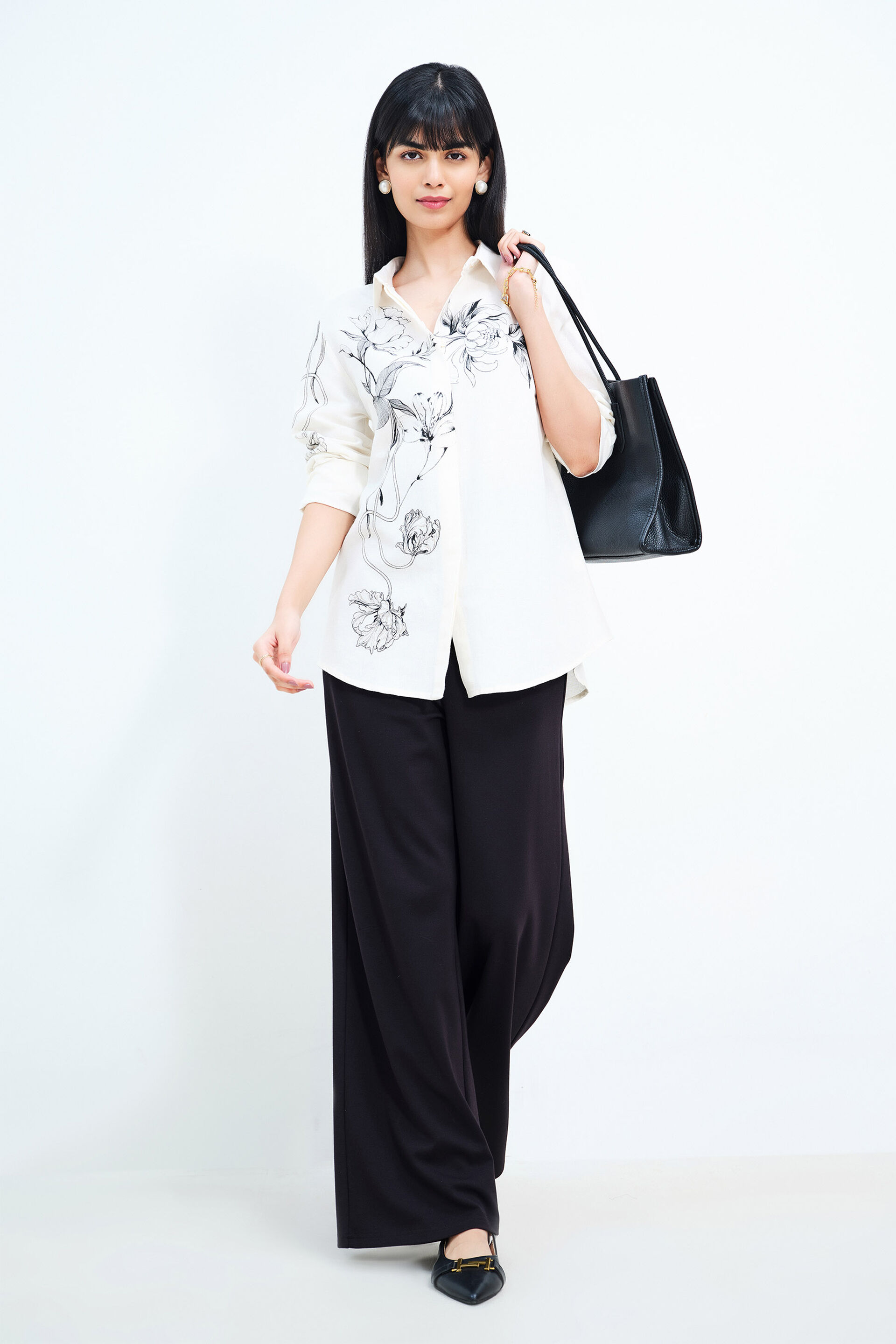 Timeless Cream Shirt, White, image 1