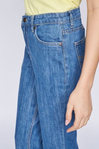 5 - Blue Solid Straight Bottom, image 5