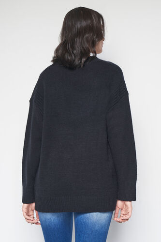Aspen Over-Sized Sweater, Black, image 7