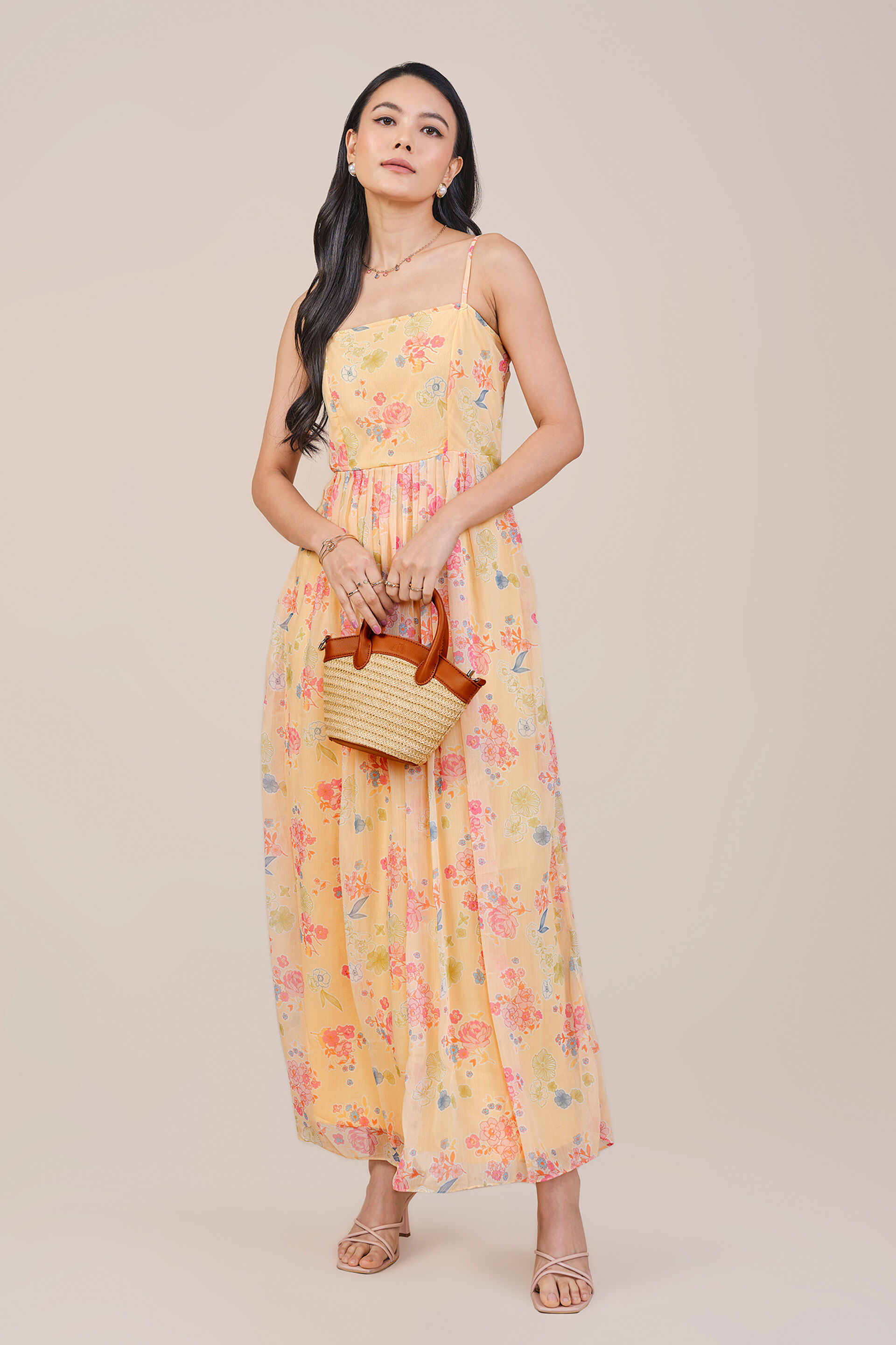 Floral Fiesta Maxi, Yellow, image 1
