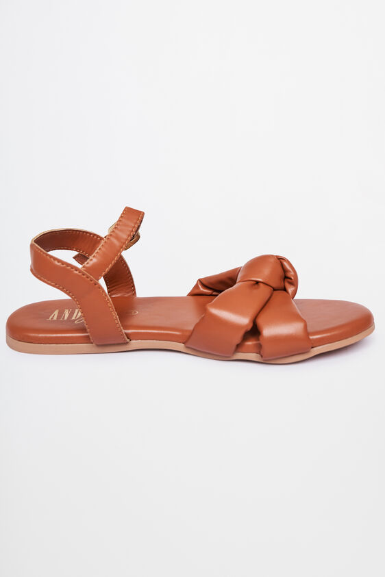 Black Contemporary Sandal, Tan, image 5