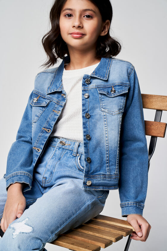 Blue Denim Jacket, Blue, image 1