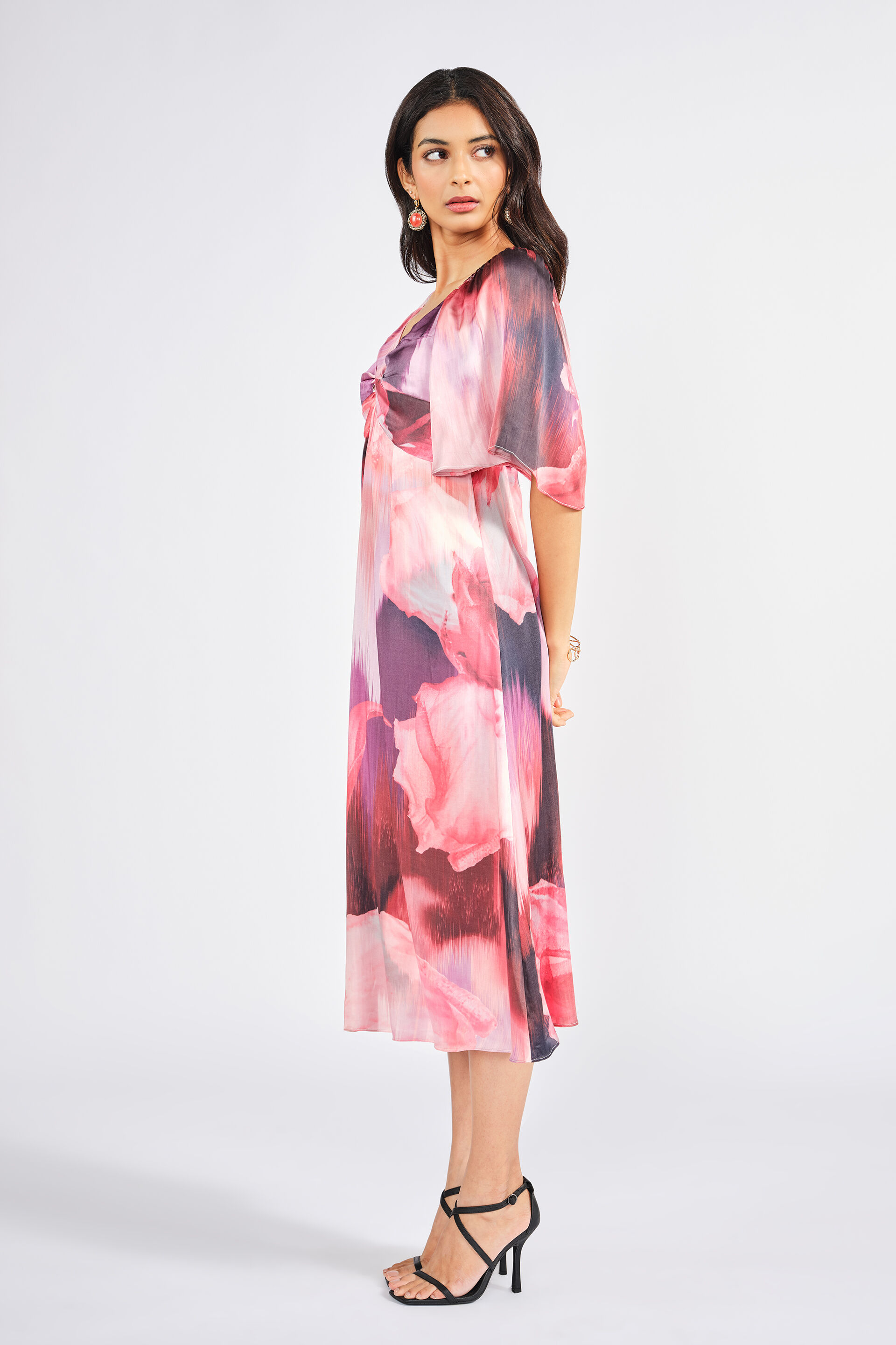 Bloom Bounce Dress, Wine, image 3