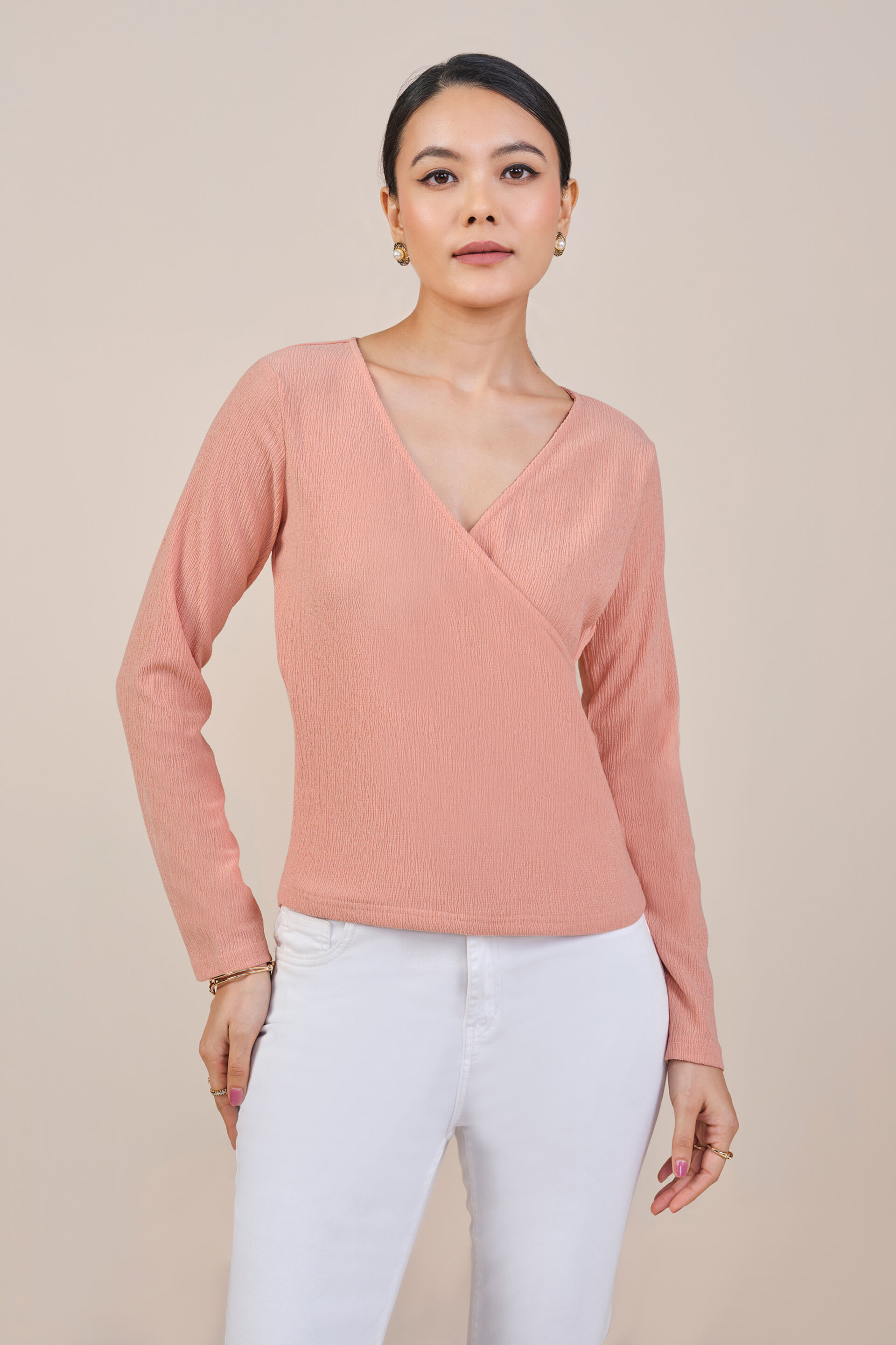 Feeling Peachy Top, Peach, image 1