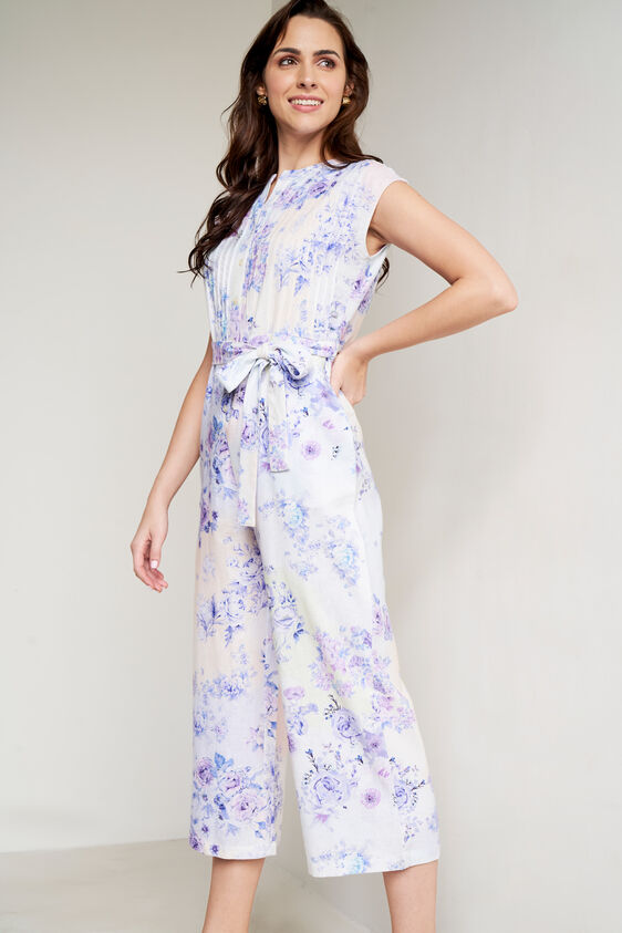 Multi Color Floral Jumpsuit, Multi Color, image 2