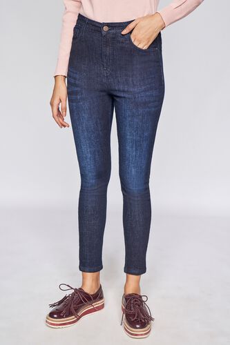 3 - Dark Blue Self Design  Bottom, image 3