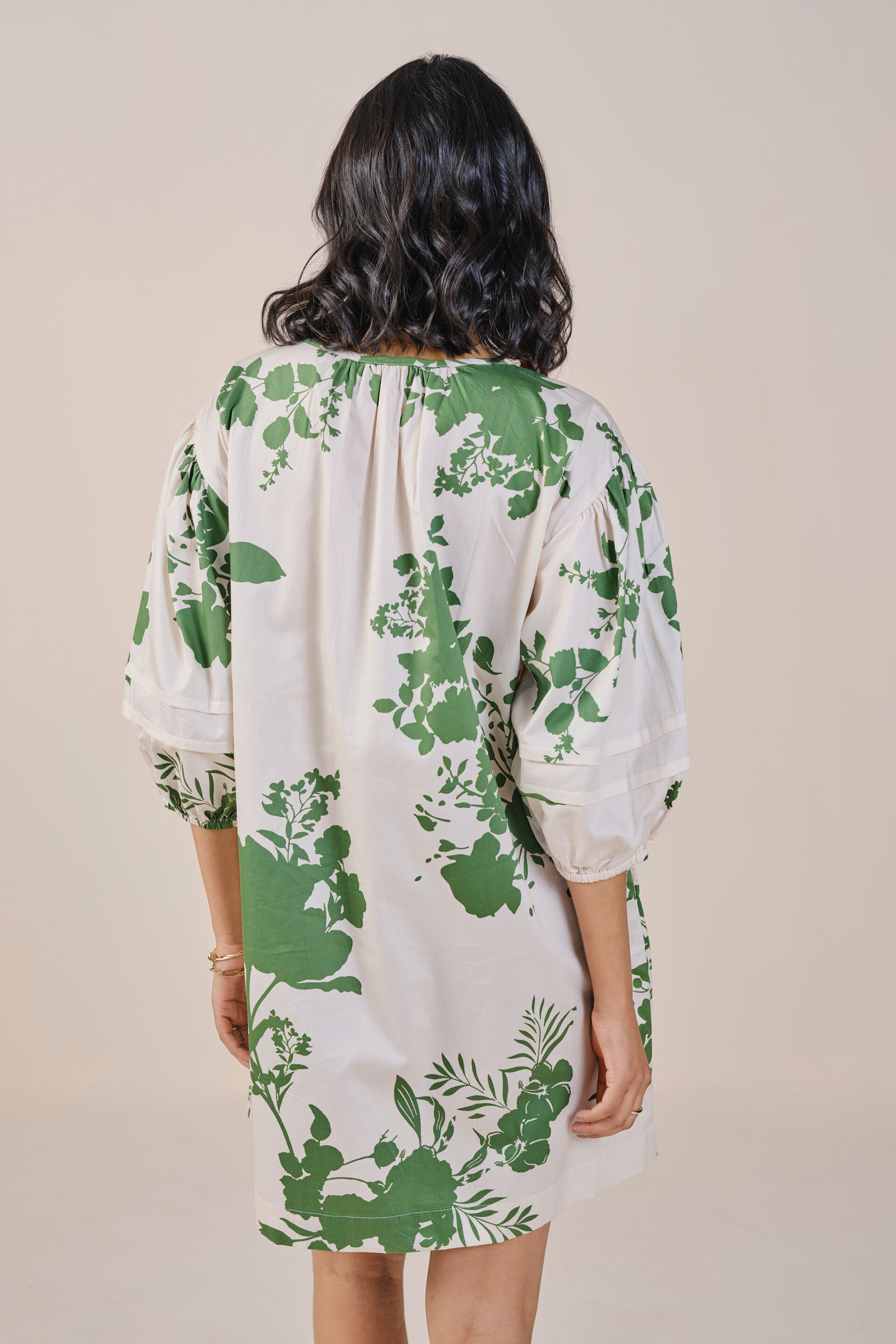 Tropic Blossom Dress, White, image 3